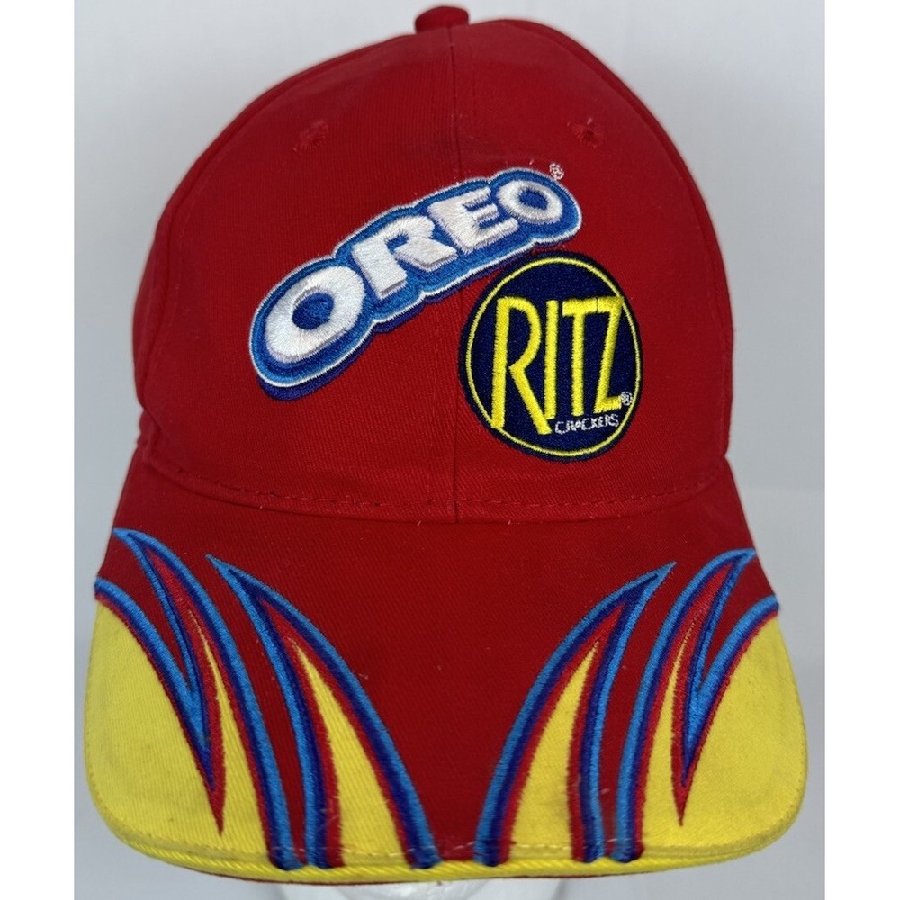 00's Y2K Dale Earnhardt Jr #81 NASCAR Chase Authentics Oreo Ritz Red Vintage Hat